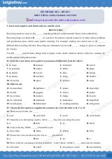 Đề thi học kì 2 Tiếng Anh 6 Global Success - Đề số 3